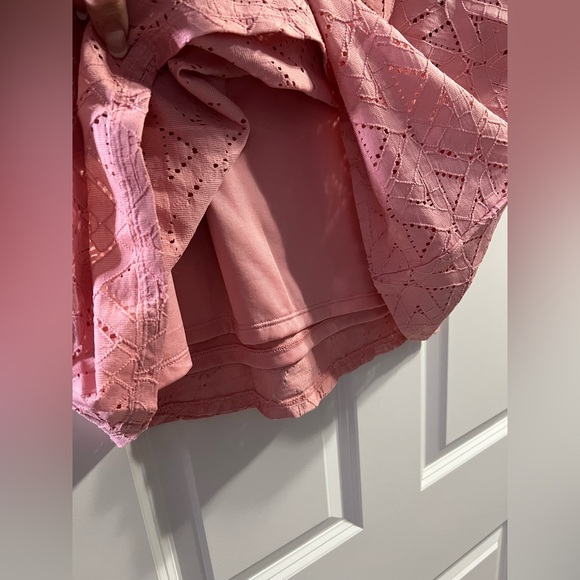 Lightly Worn, women’s XL Liz Claiborne Pink Short Sleeve Boxy Blouse - Picture 7 of 7